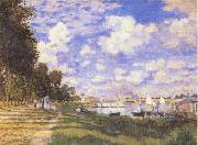 Claude Monet Port in Argenteuil France oil painting reproduction